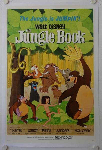 Das Dschungelbuch originales US Onesheet Filmplakat